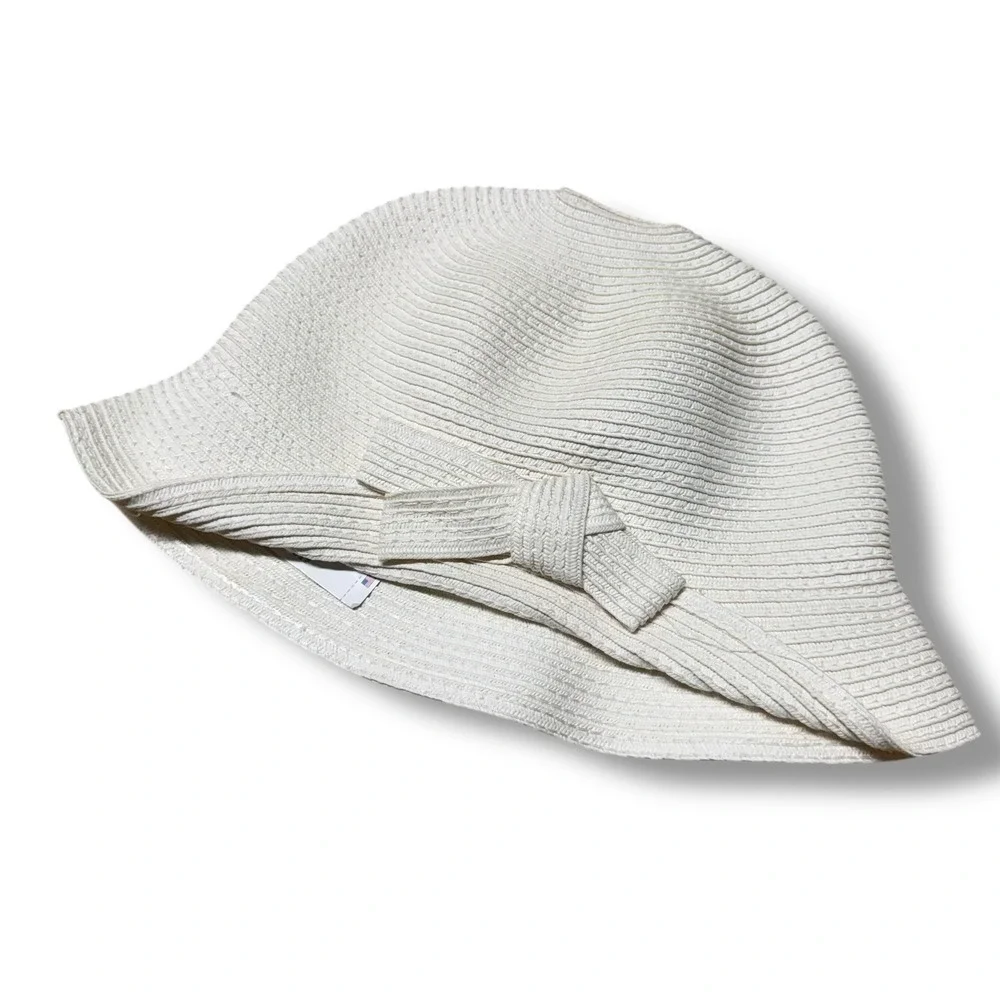 Gymboree Girls Straw Cloche Hat White Off White Daisy Delightful Spring Social 8
